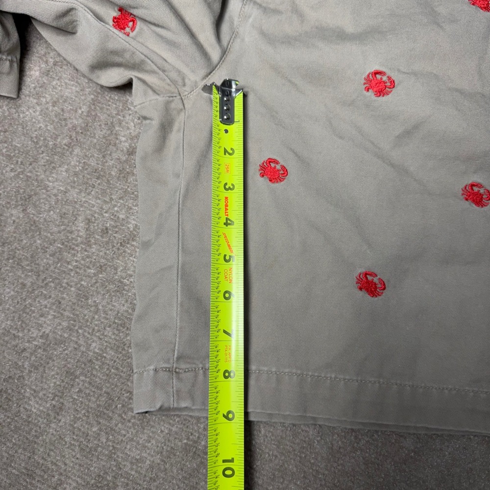 Vineyard Vines Mens Size 40 Red Crab Embroidered All Over Club Shorts Preppy - Picture 3 of 7
